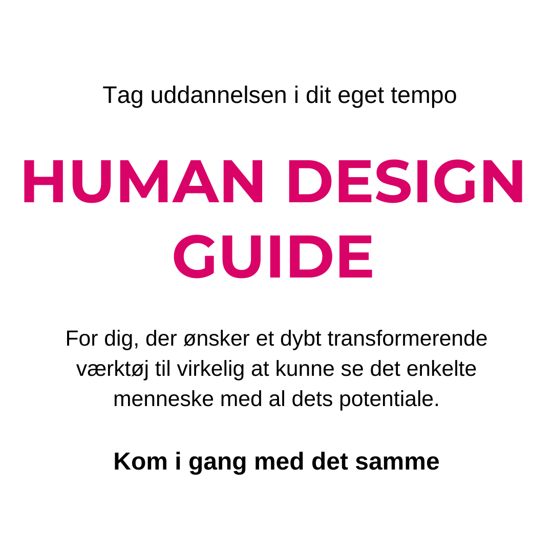 human design guide uddannelse www.stinevestergaard.dk stinevestergaard.dk