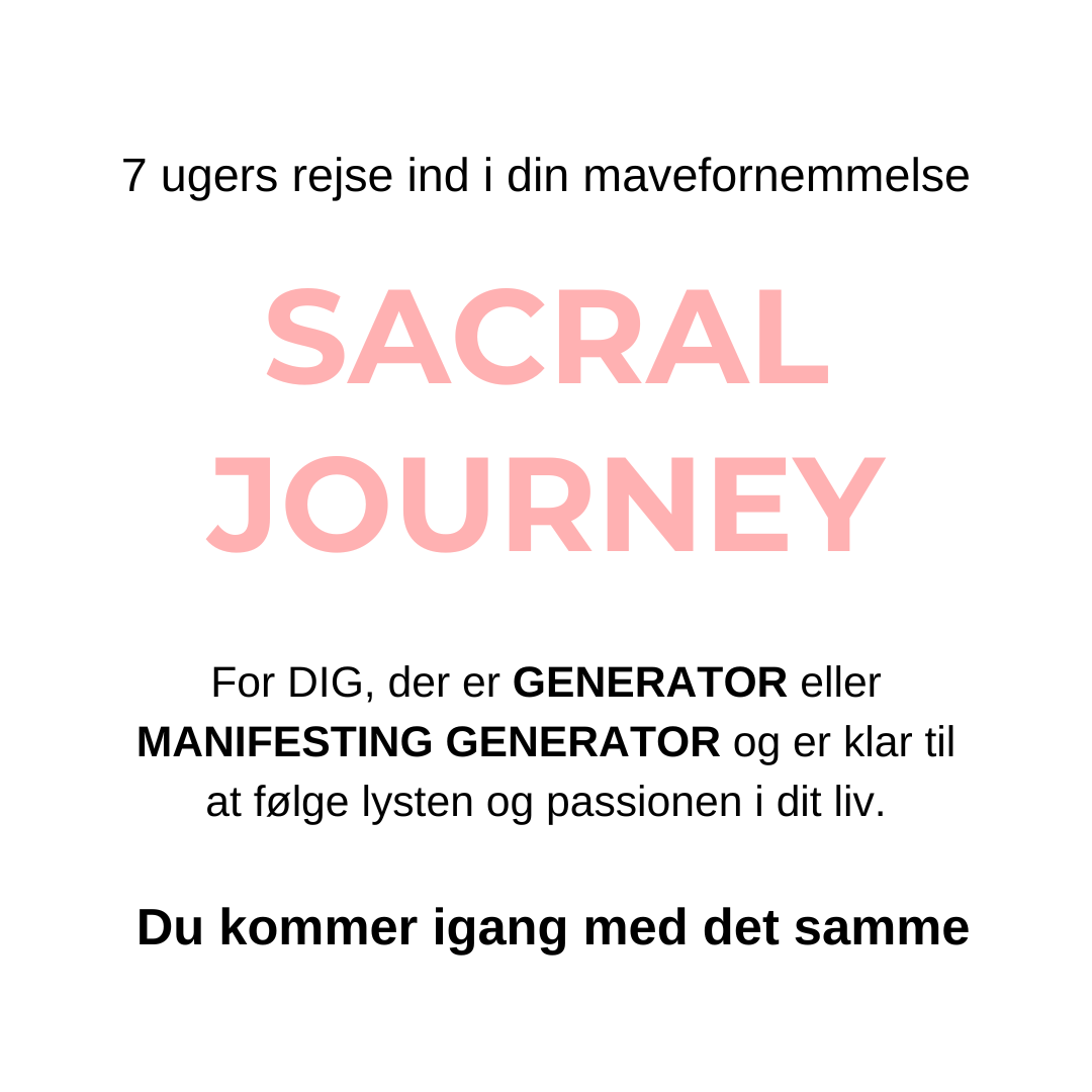 Sacral Journey stinevestergaard.dk human design uddannelse